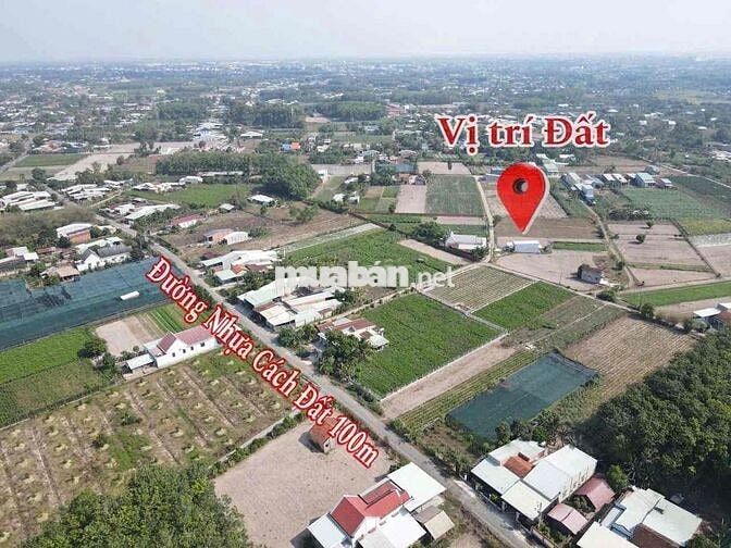 phường An Tịnh- Trảng Bàng dt 150m2 sẵn 100m2 thổ cư  kdc đông kín mit