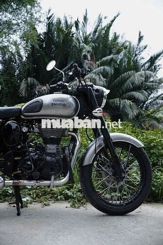 Royal Enfield Classic 500 Bạc 2 đĩa