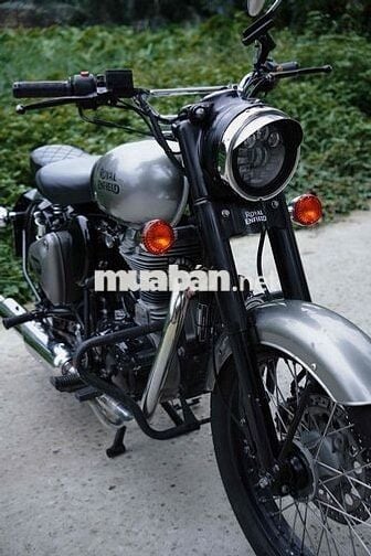 Royal Enfield Classic 500 Bạc 2 đĩa
