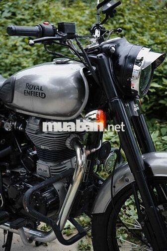 Royal Enfield Classic 500 Bạc 2 đĩa