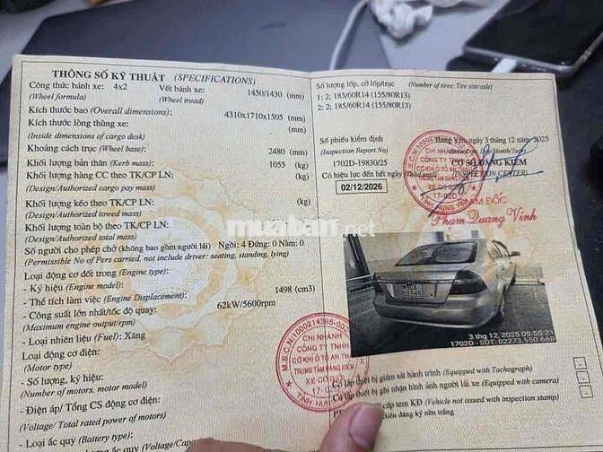 Gentra như hình,xe đầm chắc,đăng kiểm dài