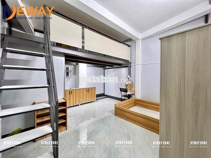 Phòng Gác Cao Có Giường Siêu Rộng Sau Lưng Aeon Tân Phú