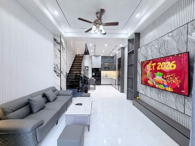 Cần Tiền Bán Gấp Nhà 3 Tầng Đẹp Mặt Tiền Đặng Huy Tá, Full Nội Thất