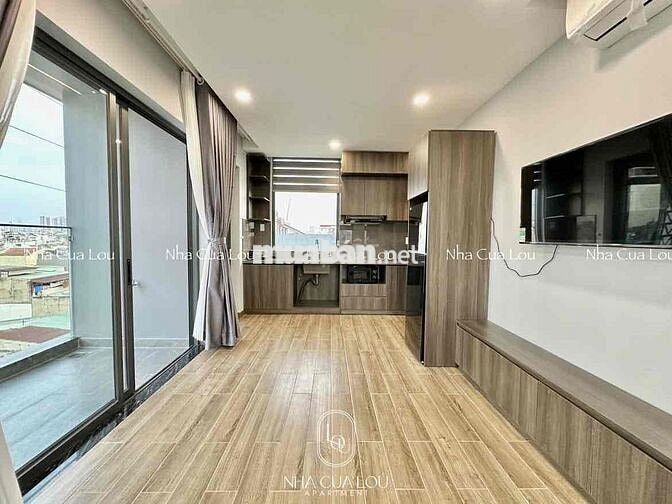 HOT!! 1n1K Stu mới xây, ô tô đỗ cửa, full NT, bancol thoáng láng hạ