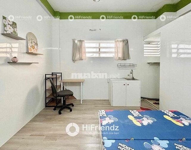 TRỐNG SẴN PHÒNG KHÔNG GÁC - FULL NỘI THẤT CỬA SỔ TRỜI - CÁCH ĐH HUIT3P