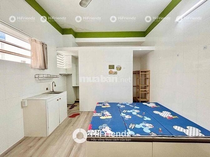TRỐNG SẴN PHÒNG KHÔNG GÁC - FULL NỘI THẤT CỬA SỔ TRỜI - CÁCH ĐH HUIT3P
