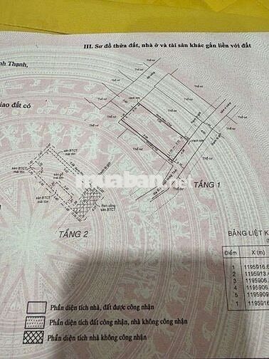 NHĨNH 6 TỶ NHÀ 60M2 ĐƯỜNG XVNT
