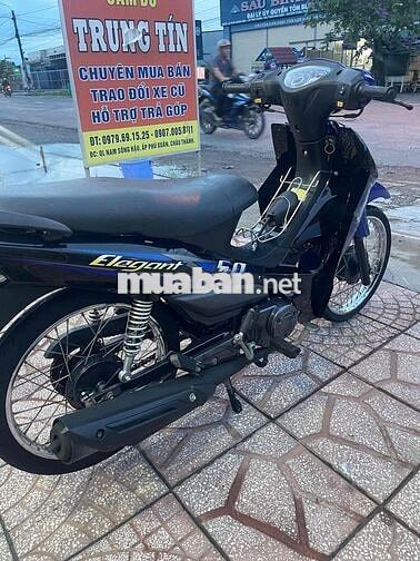 SYM Elegant 50cc 2019 Xanh đen xe đẹp keng
