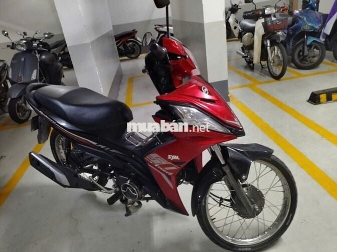 SYM Galaxy 50cc 2023 Đen đỏ 12145 km
