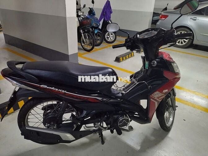 SYM Galaxy 50cc 2023 Đen đỏ 12145 km