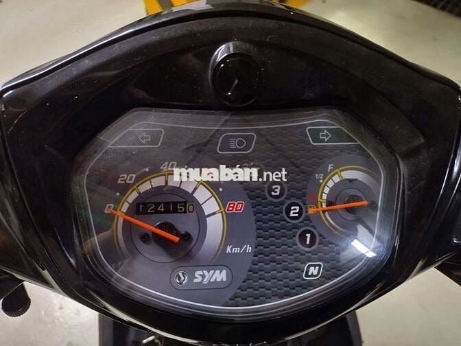 SYM Galaxy 50cc 2023 Đen đỏ 12145 km