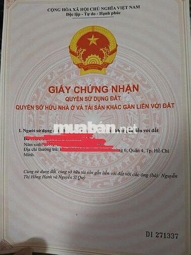 EM CHI BÁN NHÀ CÓ SỔ HỒNG RIÊNG - NGUYỄN VĂN ĐẬU 70,5M2 GIÁ TỐT