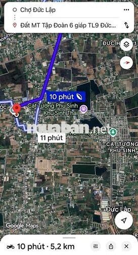 Đất mặt tiền Tập Đoàn 6 đá xanh 8m  4,5x30 full thổ gần Chợ 890tr SHR