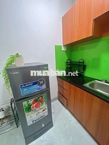STUDIO CỬA SỔ TRỜI THOÁNG, GẦN CHỢ BÀ CHIỂU FULL NỘI THẤT THANG MÁY