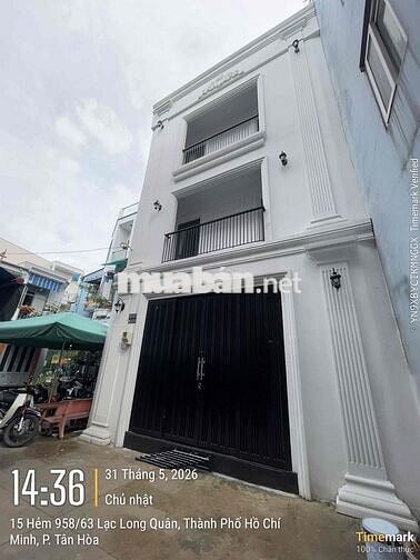 Chỉ 7Đ có nhà mới xây 4 tầng , ngang 6.2m khu vực trung tâm Q.Tân Binh