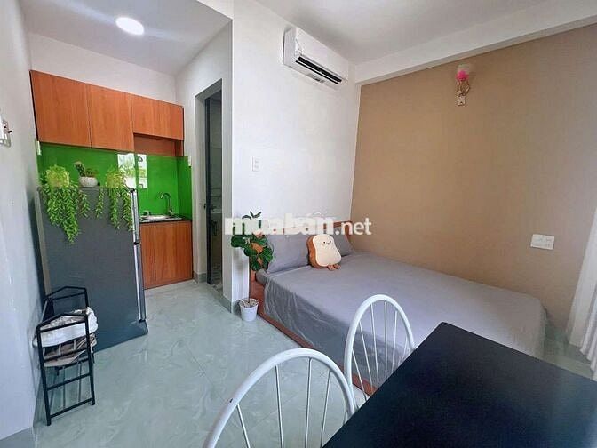 STUDIO CỬA SỔ TRỜI THOÁNG, GẦN CHỢ BÀ CHIỂU FULL NỘI THẤT THANG MÁY