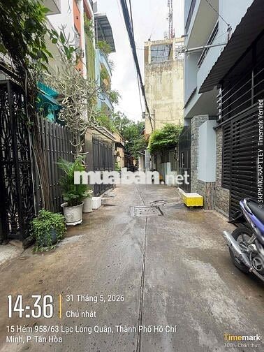 Chỉ 7Đ có nhà mới xây 4 tầng , ngang 6.2m khu vực trung tâm Q.Tân Binh