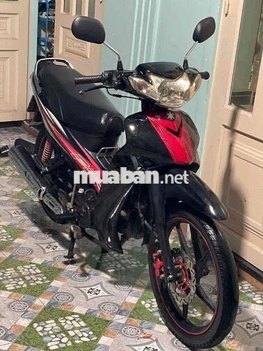Sirius 50cc Đen Đỏ máy êm, giấy tờ đầy đủ