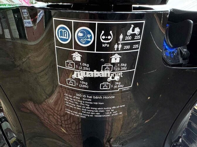 Honda SH Nam 2026 125cc CBS Đen 2000 km