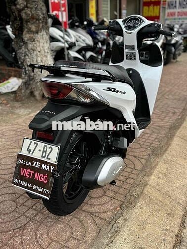 Honda SH Mode 2022 Trắng đen Sporty