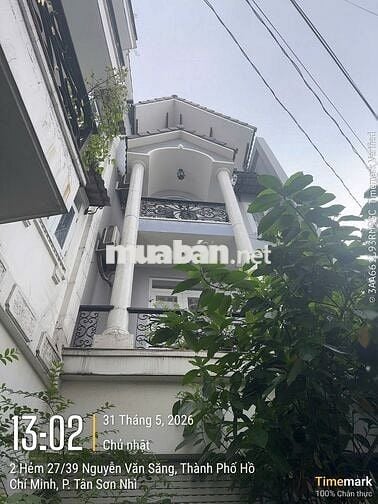 Chính chủ cần bán nhà phố 3 lầu đẹp như mới - Hẻm xe Hơi - Tân Sơn Nhì