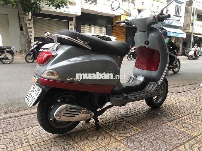Piaggio Vespa LX 150 2008 Xám Đỏ
