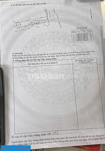 BÁN NHÀ MẶT TIỀN CHỢ BÌNH TÂY : 1B LÊ TẤN KẾ - P. 2 - Q. 6 - TPHCM