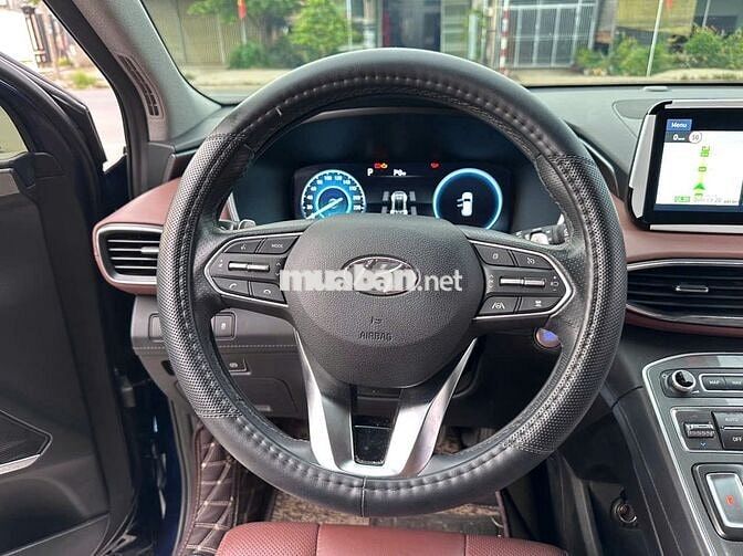 Hyundai Santa Fe 2022 Premium 2.2D xanh Cavansite