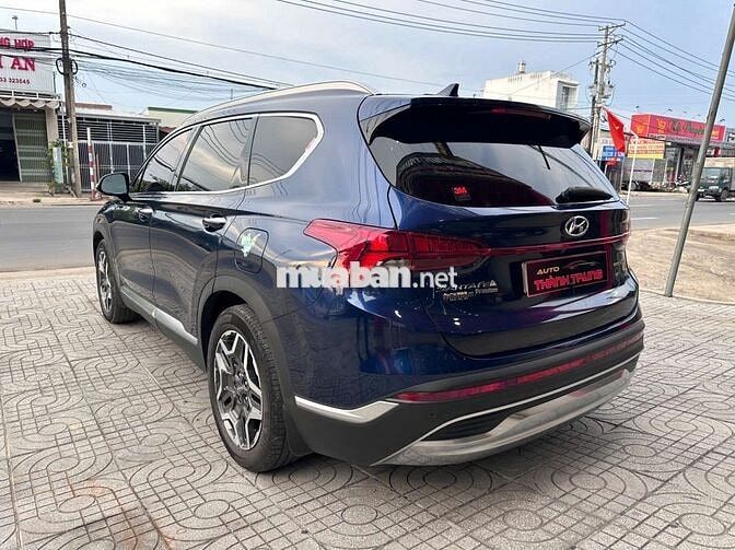 Hyundai Santa Fe 2022 Premium 2.2D xanh Cavansite