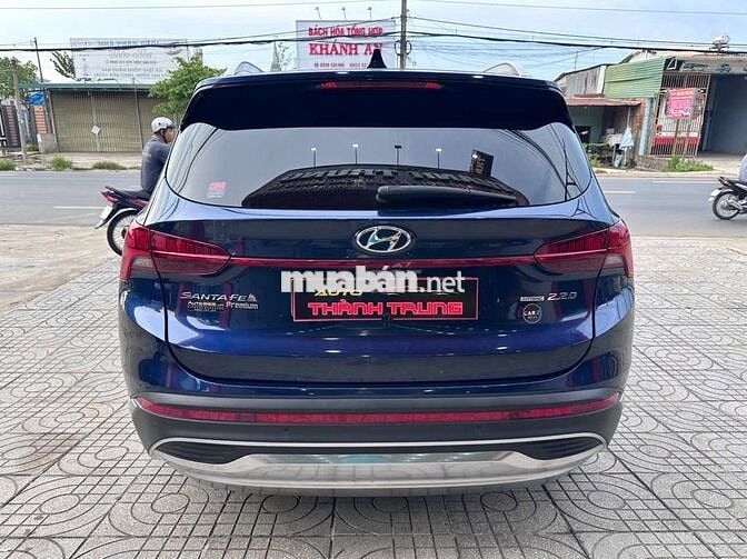 Hyundai Santa Fe 2022 Premium 2.2D xanh Cavansite