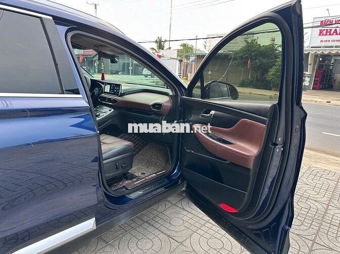 Hyundai Santa Fe 2022 Premium 2.2D xanh Cavansite