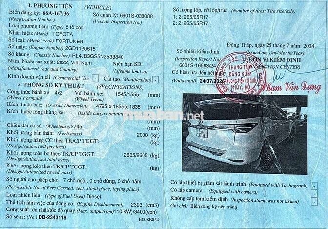 FORTUNER 2.4G 2022 AT DẦU 87000KM BẢO HÀNH 1 NĂM