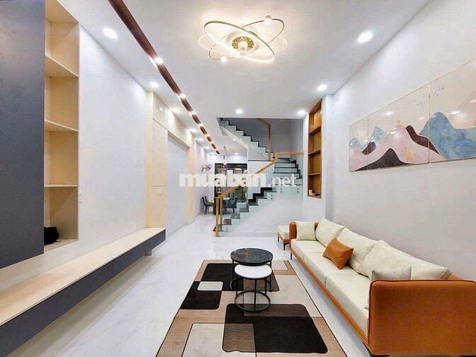 cho thuê nhà mới đẹp full nội thất hẻm xe hơi phạm văn chiêup9 gò vấp