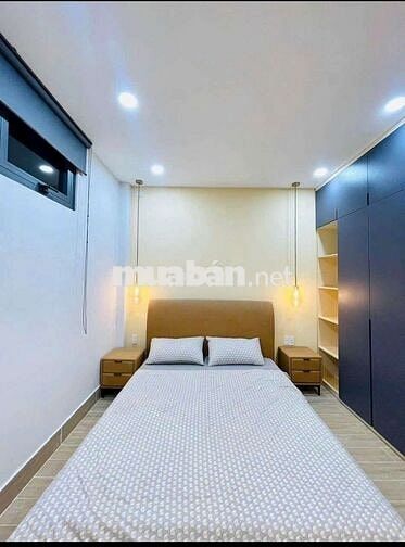 cho thuê nhà mới đẹp full nội thất hẻm xe hơi phạm văn chiêup9 gò vấp