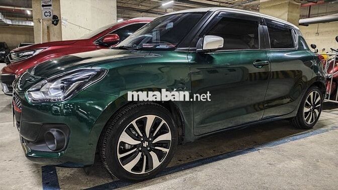 Suzuki Swift 2020 Xanh trắng 60.000 km