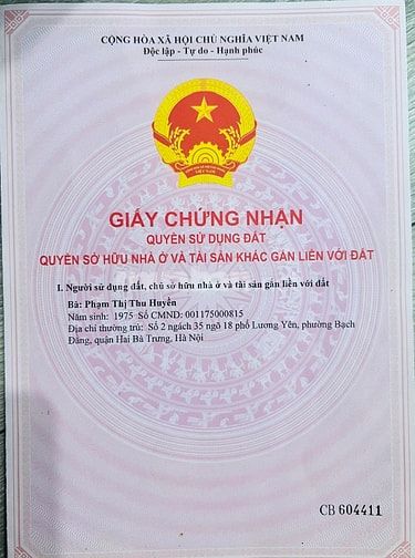 Bán lô đất nở hậu tại ngõ 210 Đức Giang, có đầy đủ pháp lý