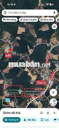 đất thổ cư ngay khu du lịch quả điều vàng gần quốc lộ 14