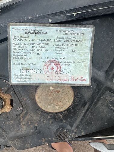 E cân bán xe gtdd bao tranh chấp giá 8tr900