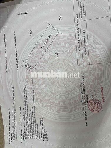 Bán đất cổng số 7 khu công nghiệp trảng bàng