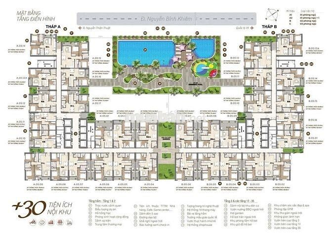 chung cư HTP cho thuê 2pn2w giá 6.5 triệu