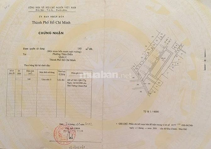 Bán đất nền biệt thự, Khu compound Fideco, 140m2, ngang 7m, giá 42 tỷ