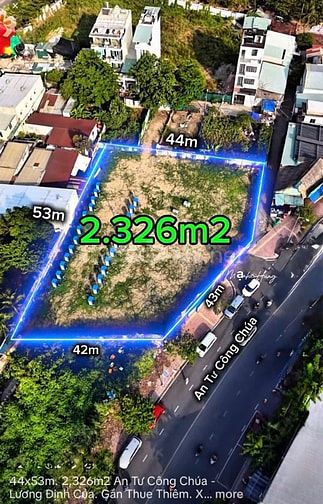 390 tỷ, 2500 m2, Bán đất góc 2 MT An Tư Công Chúa, P. An Khánh, Quận 2