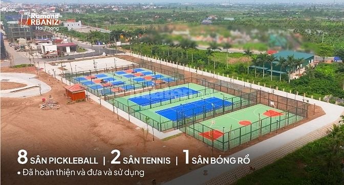 Chỉ hơn 4 tỷ sở hữu căn góc 4 tầng tại dự án Ramond Urbaniz Hải Phòng