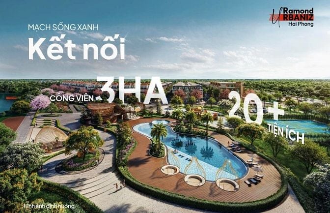 Chỉ hơn 4 tỷ sở hữu căn góc 4 tầng tại dự án Ramond Urbaniz Hải Phòng