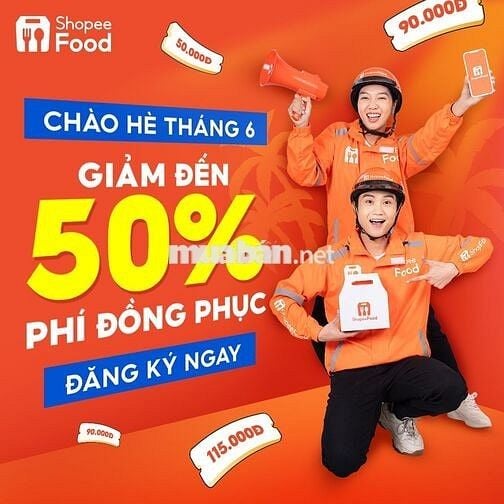 [HÀ NỘI] TUYỂN DỤNG TÀI XẾ SHOPEEFOOD THÁNG 06
