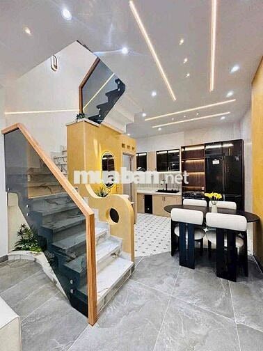 NHÀ HẺM XE HƠI MỚI 100% TRẦN THỊ TRỌNG FULL NỘI THẤT - 2 PHÒNG NGỦ