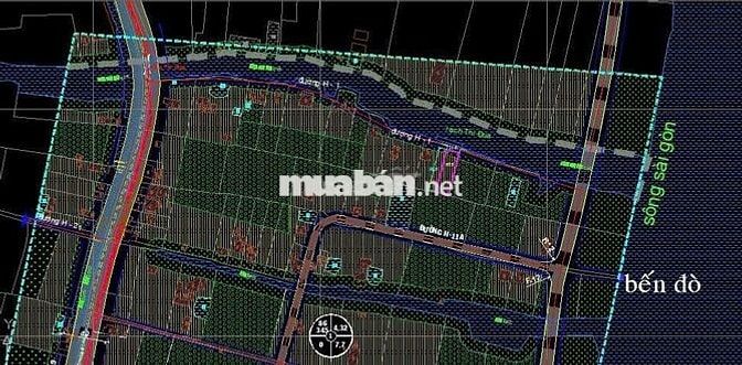 Ngộp 456m👉300đất ở mặt tiền sông mát mẻ vườn sẳn măng cụt,sầu riêng 