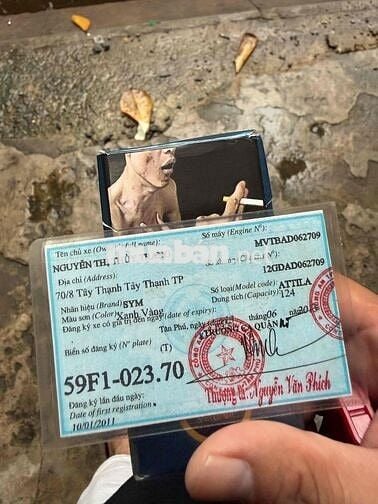 SYM Attila 2011 màu Vàng nguyên zin đẹp keng