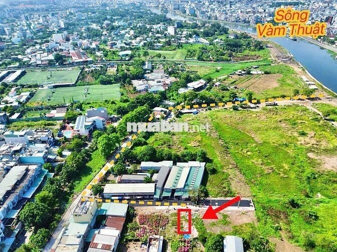 Bán gấp Đất hẻm 154 Vườn Lài cách sông Vàm Thuật 10 ngày công chứng