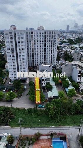 ĐẤT NGANG 5x37 MẶT TIỀN CHUNG CƯ APD VỊ TRÍ VIP
